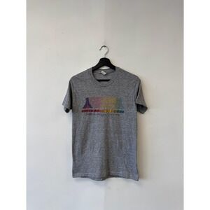 Vintage Stedman Shirt‎ Mens XS Gray 1984 Phoenix Rainbow 80s LGBTQ
